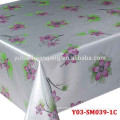 Wholesale Factory Manufacture Cheap Double gold film PVC printed tablecloth